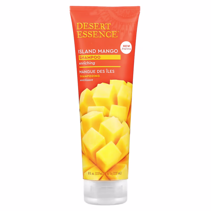 Desert Essence, Shampoo, Island Mango, 8 fl oz (237 ml)