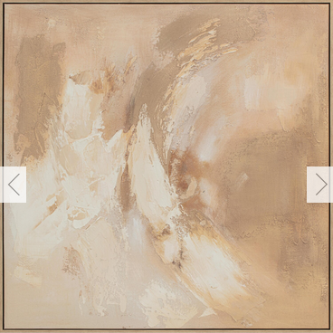 Dimensional Hand Painted Abstract Art - Neutral - Image 3